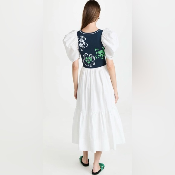 Tanya Taylor Naomi Embroidered Floral Dress - Picture 2 of 9